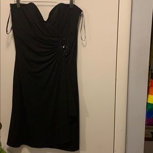 White House Black Market sz 14 strapless dress